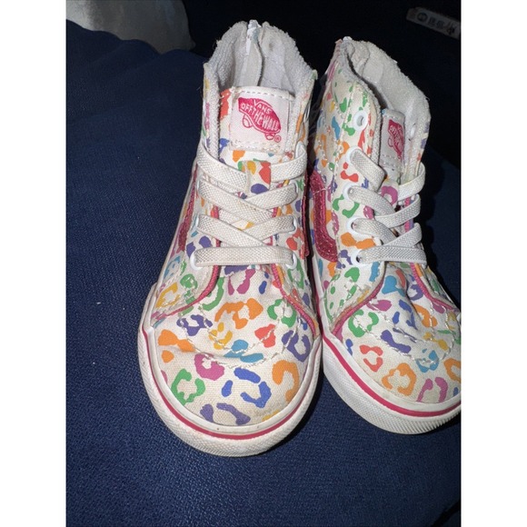 Vans Kids Sneakers - Multicolor Leopard Print - Picture 9 of 12